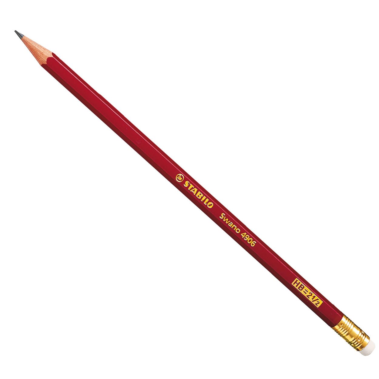 Stabilo 367566 Swano Crayon with HB Rubber