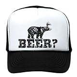 Retro Deer Beer Bear - Funny Vintage Style Trucker Cap Hat
