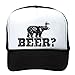 Retro Deer Beer Bear - Funny Vintage Style Trucker Cap Hat