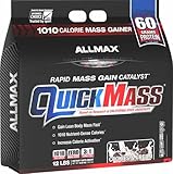 ALLMAX QUICKMASS LOADED, Rapid Mass Gain Catalyst Powder, Zero Trans Fat, Cookies & Cream Flavor, Dietary Supplement, 12 Pound