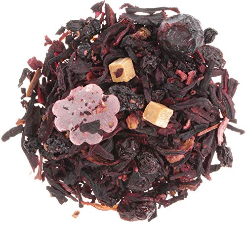 AURESA Glücksgruà Früchtetee | Fruchtig säuerlicher Geschmack ob heià oder kalt | Loser Tee mit leckeren Beeren