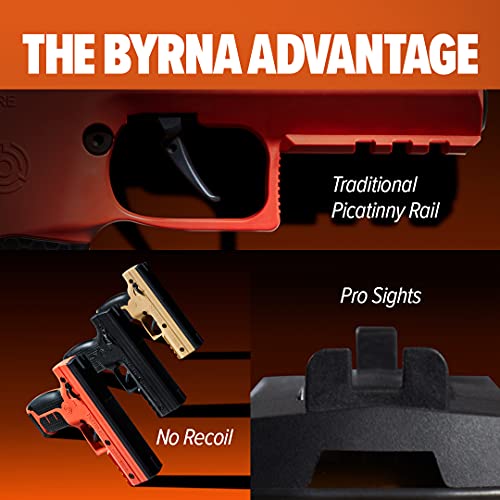 BYRNA SD [SELF DEFENSE] PEPPER LAUNCHER ULTIMATE BUNDLE – NON LETHAL, LESS LETHAL PEPPER LAUNCHER, HOME DEFENSE, PERSONAL DEFENSE (ORANGE) | PROUDLY ASSEMBLED IN THE USA