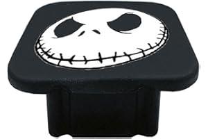 Xiaren 2 Inch Jack Trailer Hitch Tube Cover Plug Cap, Tow Hitch Receiver Tube Hitch Rubber Plug Cover fits 2 Inch Trailer Hitch Receiver