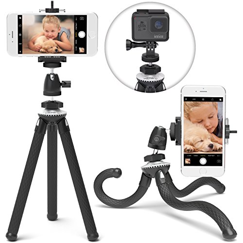 Xenvo SquidGrip Flexible Cell Phone Tripod and Portable Action