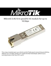 Mikrotik SFP + RJ45 10 Gbps cobre módulo