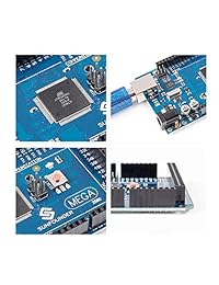SunFounder Mega 2560 R3 ATmega2560   16 AU placa (compatible con Arduino)