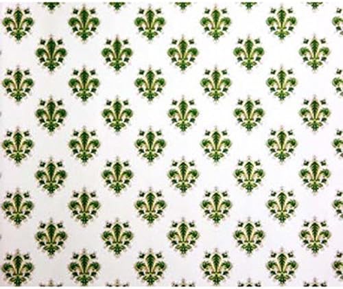 Amazon ロッシ1931 ラッピング ペーパー ゆり 緑 ラッピングペーパー 文房具 オフィス用品