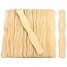 50 Sticks, 8 Inch Jumbo Wavy Craft Sticks for Fan Handles, Wedding Fans, Kids Crafts, DIY Auction Paddles, Natural Wood Popsicle Sticks by CraftySticks