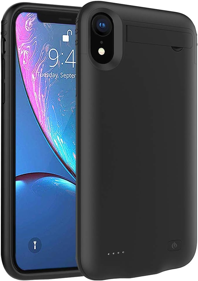 iPhone XR Battery Case, SNSOU Charging Case for iPhone XR 4200mAh Extended Battery