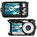 Underwater Digital Camera 24MP Camera & Camcorder Double Screens Dual Full-Color LCD Displays FHD 1080p
