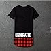 OLRIK Men's Extended Hip Hop Short Sleeve T Shirt
