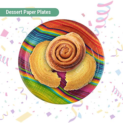 Serape Fiesta Party Supplies Kit16 Guests Serape Tableware Party