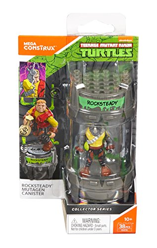 Mega Construx Teenage Mutant Ninja Turtles Classic Series Rocksteady Mutagen Canister