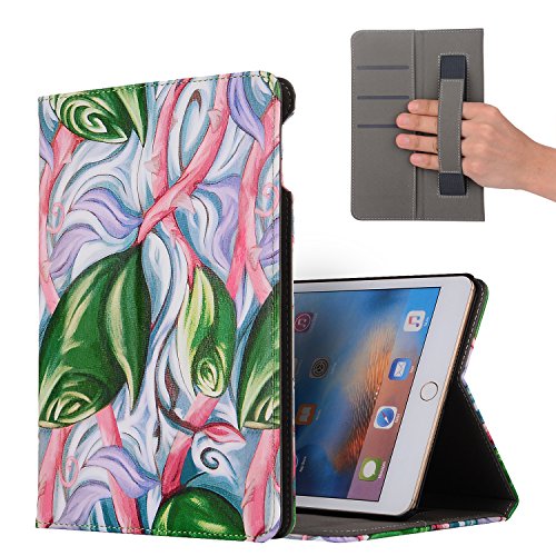 iPad Pro 10.5 2017 Case, SUPZY [NEW]Slim Shell Case for ipad pro 10.5 , Super Slim Lightweight Standing Cover with Auto Wake / Sleep - (Flowers)