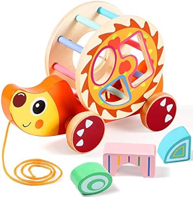 wooden walk along toys