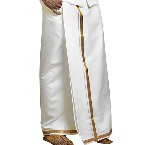 cotton Men's Cotton Pocket Dhoti