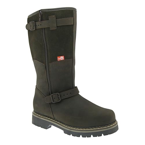 Gallux Jäger Herren Winterstiefel Aus Leder Hochwertig Lammfell Gefüttert