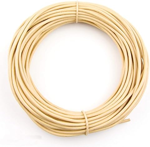 Xsotica Round Leather Cord 1.5mm Beige (25 meters (27 Yards))