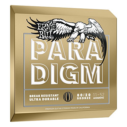 Ernie Ball 2088 80/20 Bronze Paradigm Acoustic Guitar String, Light