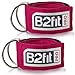 Ankle Straps for Cable Machines by B2FIT PRO - Premium Padded Double D-Ring Ankle Cuffs for Gym Workouts - Fitness Equipment for Leg Exercises, Cable Kickbacks, Glutes, Weight Lifting for Men & Women