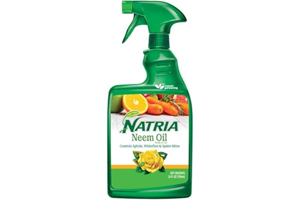 Natria 706250A Neem Oil Spray for Plants Pest Organic Disease Control, for Insects, 24-Ounce, Ready-to-Use