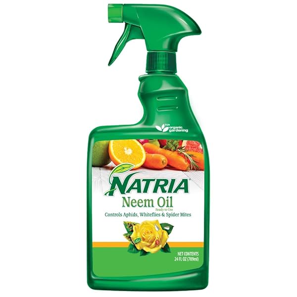 NATRIA NEEM OIL SPRAY FOR PLANTS PEST ORGANIC DISEASE CONTROL, 24-OUNCE, READY-TO-USE