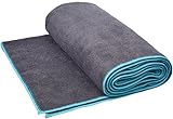 AmazonBasics Yoga Towel, Blue