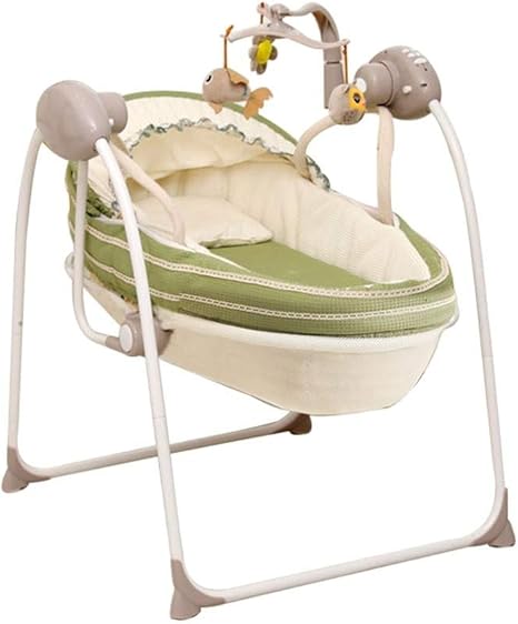 rocking chair with baby cradle
