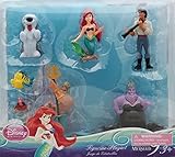 Disney Princess Exclusive Little Mermaid Figure Set - 7 pc Ariel Figurine Playset
