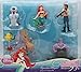 Disney Princess Exclusive Little Mermaid Figure Set - 7 pc Ariel Figurine Playset