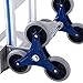 Goplus Aluminum Hand Truck Stair Climber Hand Trucks, 551Lbs Capacity Convertible Hand Truck and Dolly, Heavy Duty Stair Climbing Cart w/ 6 Wheels