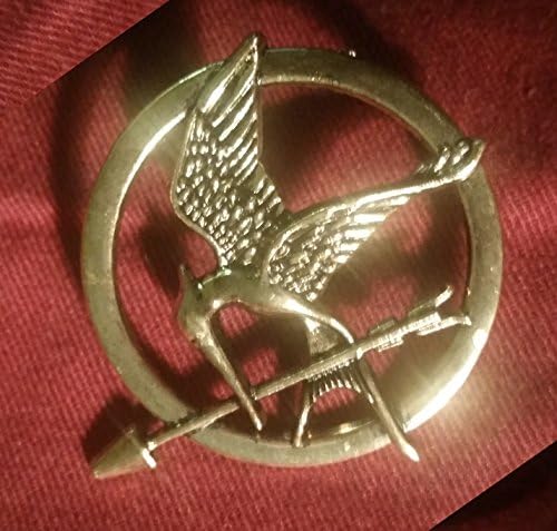 Hunger Games Catching Fire Mockingjay Pin/Broach Movie Prop Replica Katniss Everdeen Cosplay Costume Mockingjay Pin Brooch Badge