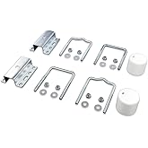 Boat Trailer Galvanized Universal Guide Pole Fit Kia Optima 2016-2020 | Post Mounting U Bolt Kit Boat Trailer Guides