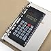 Chris-Wang Portable Pocket Calculator Ruler for Universal 2, 3, 4, 6 and 9 Rings Binder Planner/Notebook/Personal Organizer/Planner