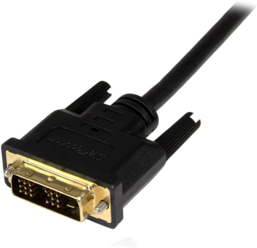 StarTech HDDDVIMM3M 3 m Micro HDMI to DVI-D Cable, M/M, 3 m Micro HDMI to DVI Cable, 19 Pin HDMI (D) Male to DVI-D Male, 1920 x 1200 Video, Black - Image 5