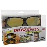 Bell+Howell NIGHT VISION Sunglasses for Men/Women, Military-Inspired As Seen On TV (Yellow)