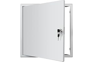 Donext Access Panel for Drywall/Ceiling, Wall Hole Cover with Lock and Keys, 16"x16" Metal Access Door, Concealed Service Door for Electrical and Plumbing