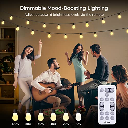 Govee 48ft Outdoor String Lights, IP65 Waterproof Shatterproof Patio