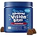 Zesty Paws Eye Supplement for Dogs - Vision Support with Lutein + Vitamin C & Astaxanthin Antioxidants - Dog Vitamins for Eyes + Fish Oil for Omega 3 EPA & DHA Fatty Acids for Senior Dogs - 90 Chews