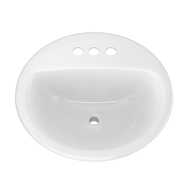 PROFLO PF194R ROCKAWAY 19″ CIRCULAR VITREOUS CHINA DROP...