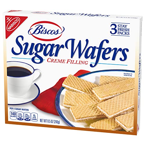 BISCOS CREME FILLED SUGAR WAFERS, 6 – 8.5 OZ BOXES