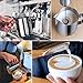 Milk Frothing Pitcher, 50oz Steaming Pitcher Stainless Steel Espresso Machine Accessories for Coffee Bar, Cappuccino Barista Tools Milk Jug Steamer Frother Cup with Decorating Latte Art Pen