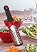 Microplane Artisan Series Bi-Directional Ribbon Blade Cheese Grater (Red)