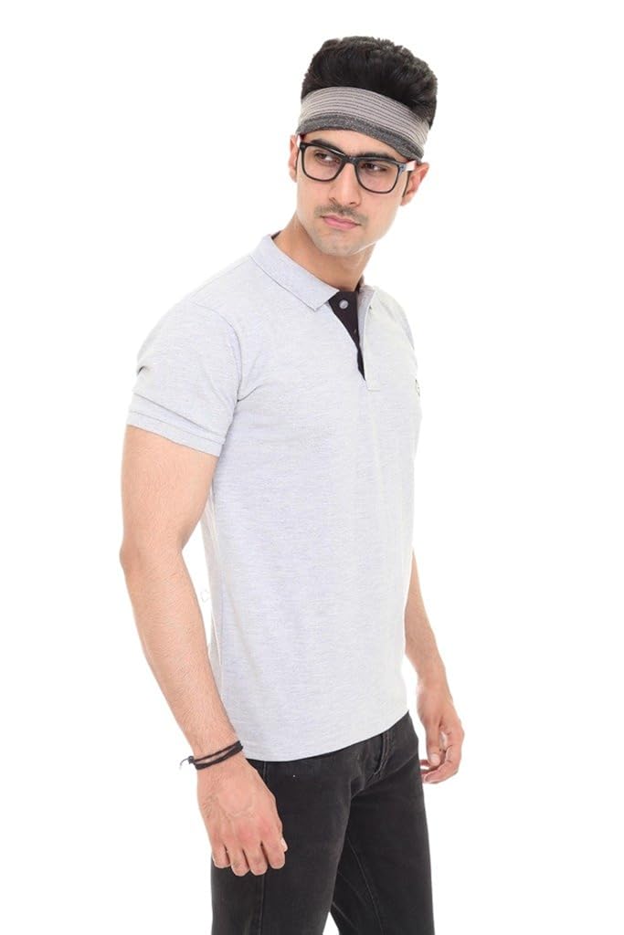 colors & blends men's cotton polo