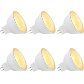 Makergroup MR16 LED Bulb, Outdoor Landscape MR16 Light Bulbs, 3W Gu5.3 Bi-pin Base 12V Low Voltage LED Spotlights Warm White 2700K-3000K for Landscape Lighting Garden Yard Lights 6-Pack