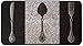 Chef Gear French Utensils Faux Leather Anti-Fatigue Cushioned Chef Mat, 18 by 30-Inch
