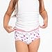 Ez Undeez Toddler Underwear Girls Padded Potty Training Pants Easy Pull Ups (2T, Butterfly-solid Pink)