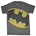 BATMAN "MINI-LOGOS" ALL-OVER GRAY LICENSED TEE, Mens 2XL  ~ Blue Devil Clothing 
