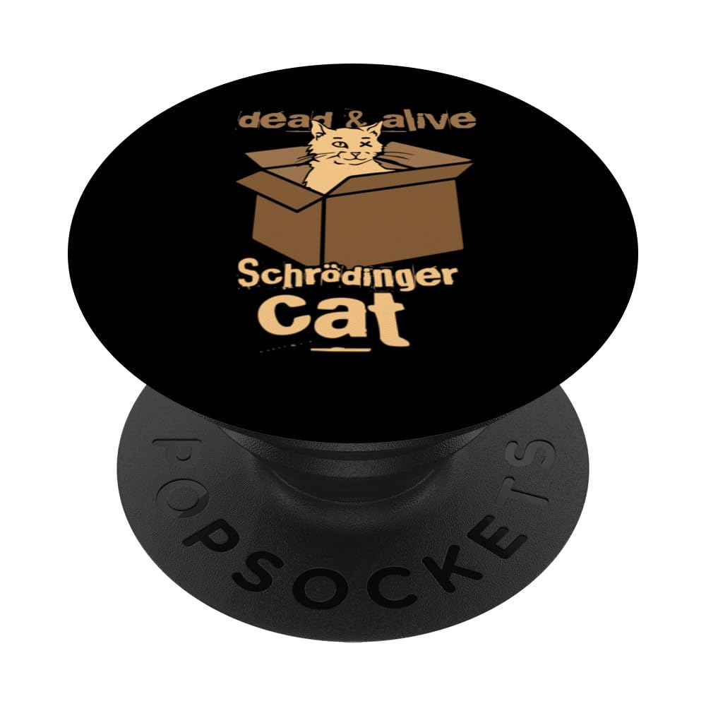 Schrödingers Katze Schrödinger's Cat PopSockets Adhesive PopGrip