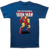 Iron Man Men's Invincible T-shirt Royal